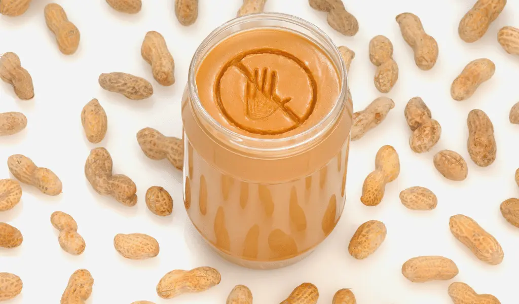 peanut allergy feature image with peanuts displayed on image